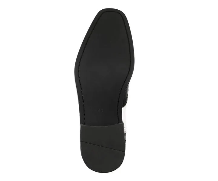 Asher Green Ag2632 Chelsea Boots Men's Black & White Leather