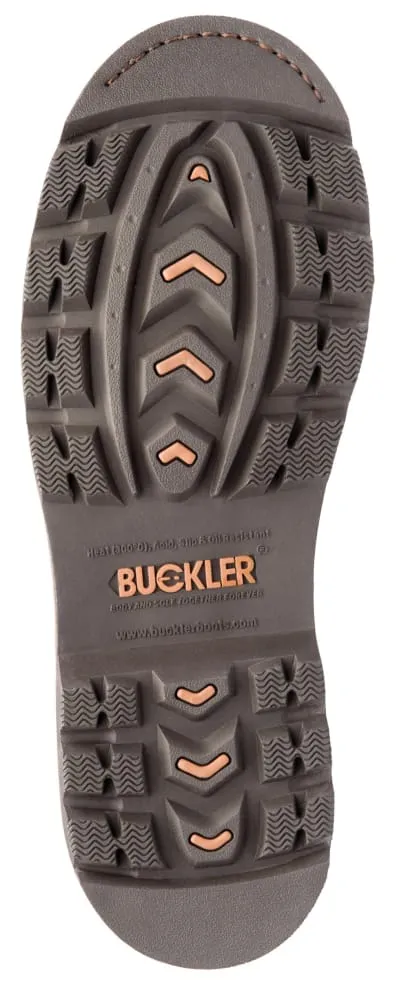 B301 Buckbootz Tough as Nails SB P HRO SRC Chocolate Oil Leather Goodyear Welted Safety Lace Boot