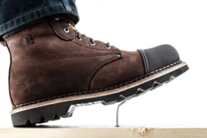 B301 Buckbootz Tough as Nails SB P HRO SRC Chocolate Oil Leather Goodyear Welted Safety Lace Boot