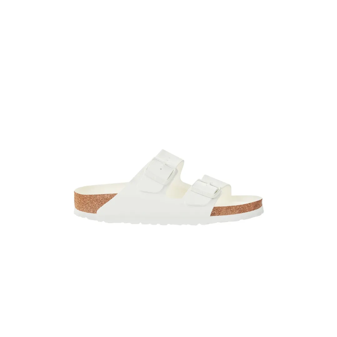 Birkenstock Arizona Semi Exquisite Birko Flor - White (Narrow)