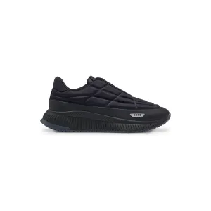 BOSS PADDED JERSEY SNEAKERS WITH BRANDED DETAILS
