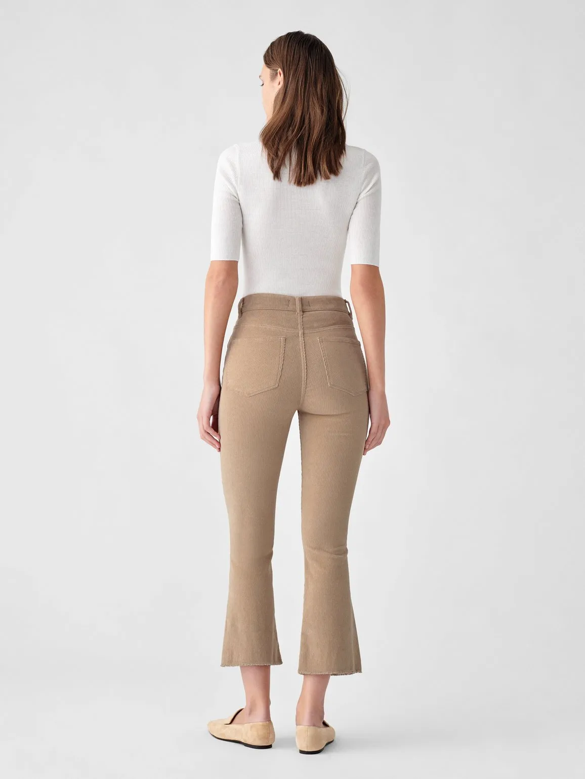 BRIDGET CROP BOOT CASHEW