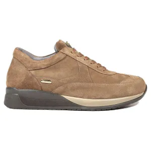 Cesare Paciotti Luxury Italian Men's Italian Designer Shoes Camoscio Beige / Taupe Sneakers (CPM5022)