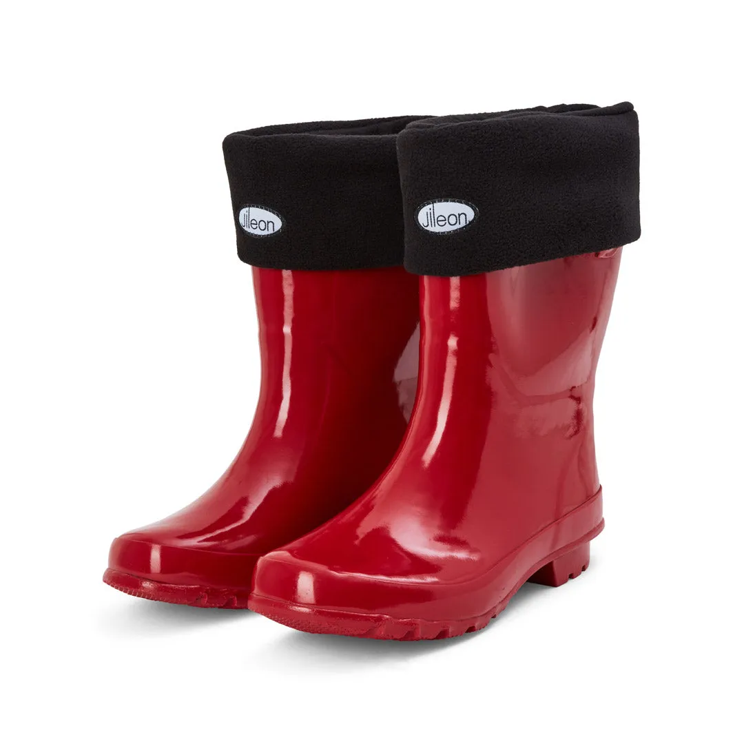 Fleece Rain Boot Liners for Half Height Boots