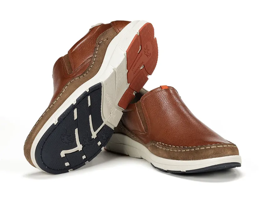 Fluchos Men's KAI F1985 Slip On shoes Light Brown