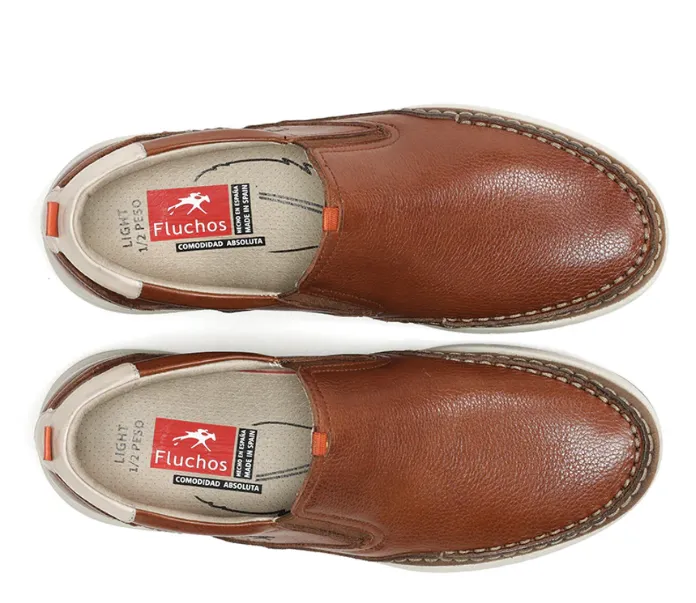 Fluchos Men's KAI F1985 Slip On shoes Light Brown