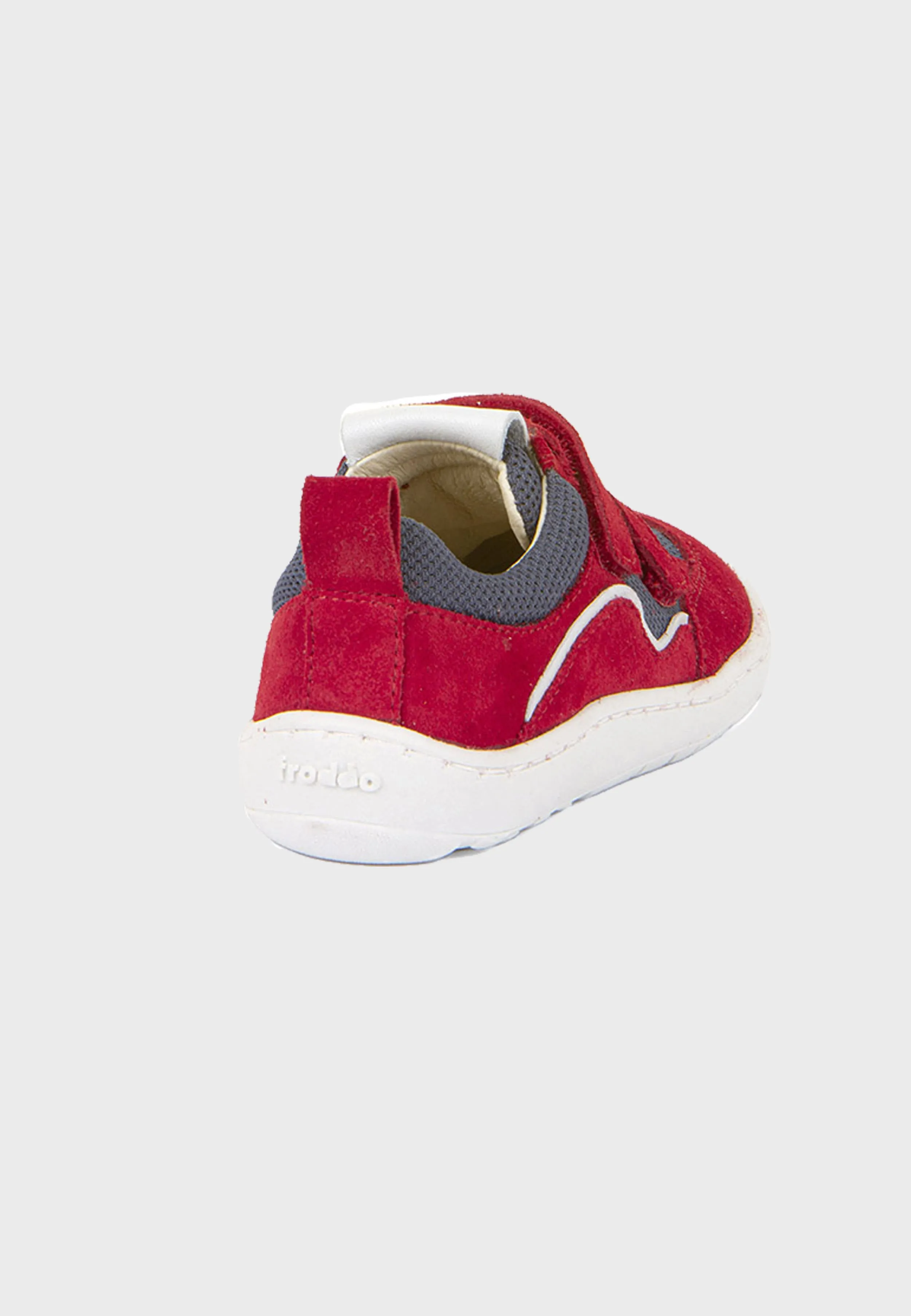 Froddo low-cut sneaker - Unisex - Rød - Læder/tekstil barfodssko