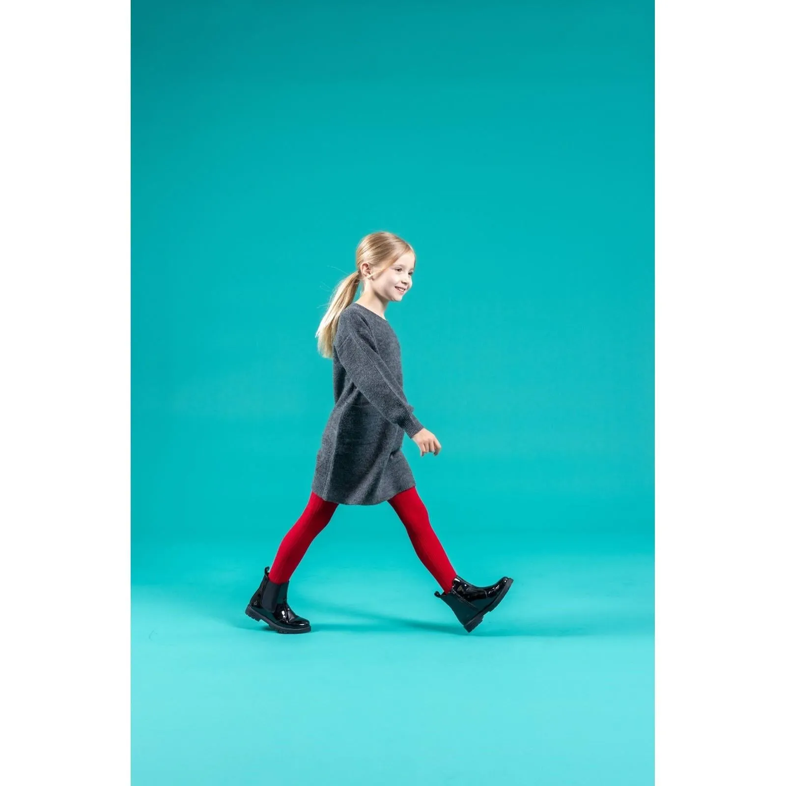 Hush Puppies Laura Patent JNR Chelsea Shoes