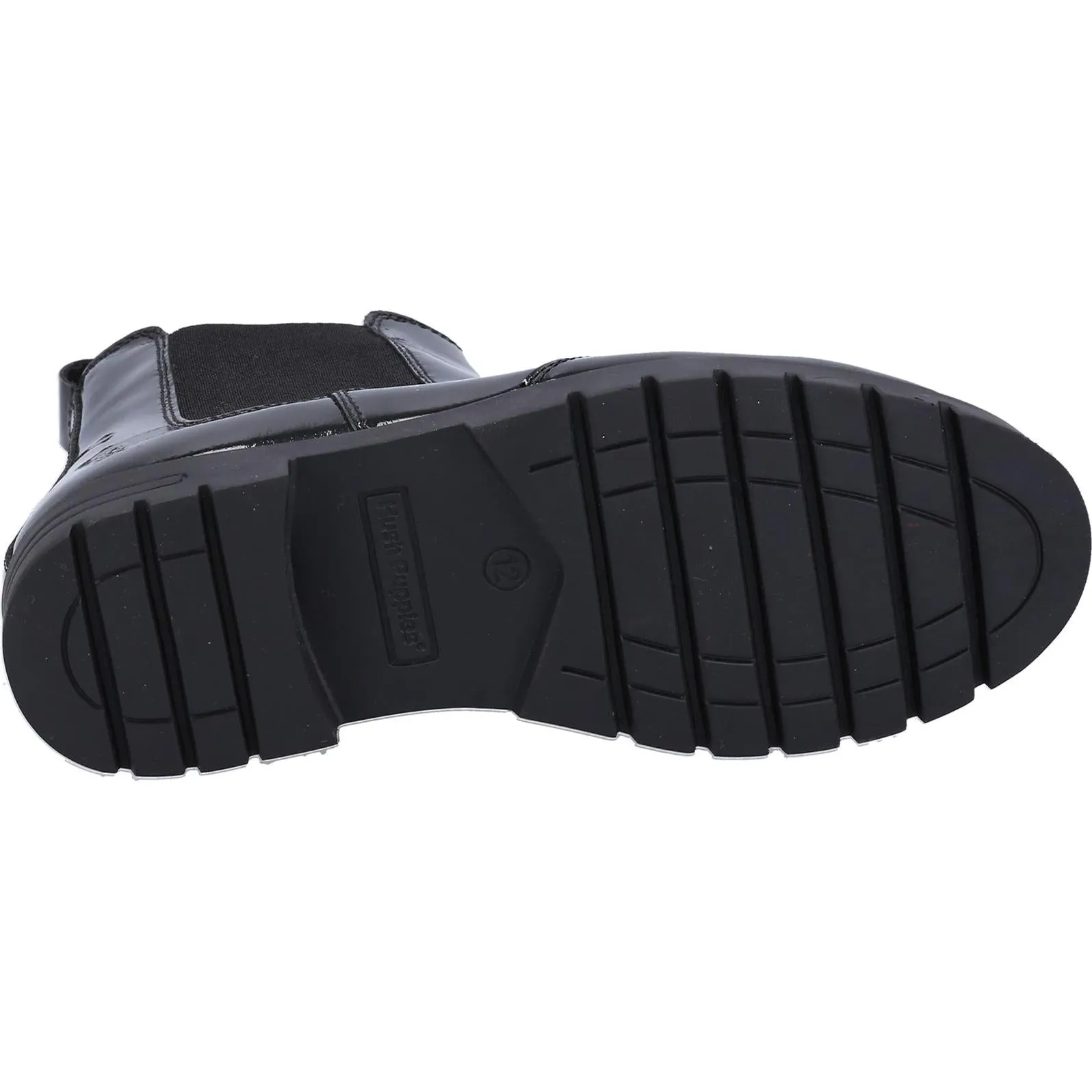 Hush Puppies Laura Patent JNR Chelsea Shoes