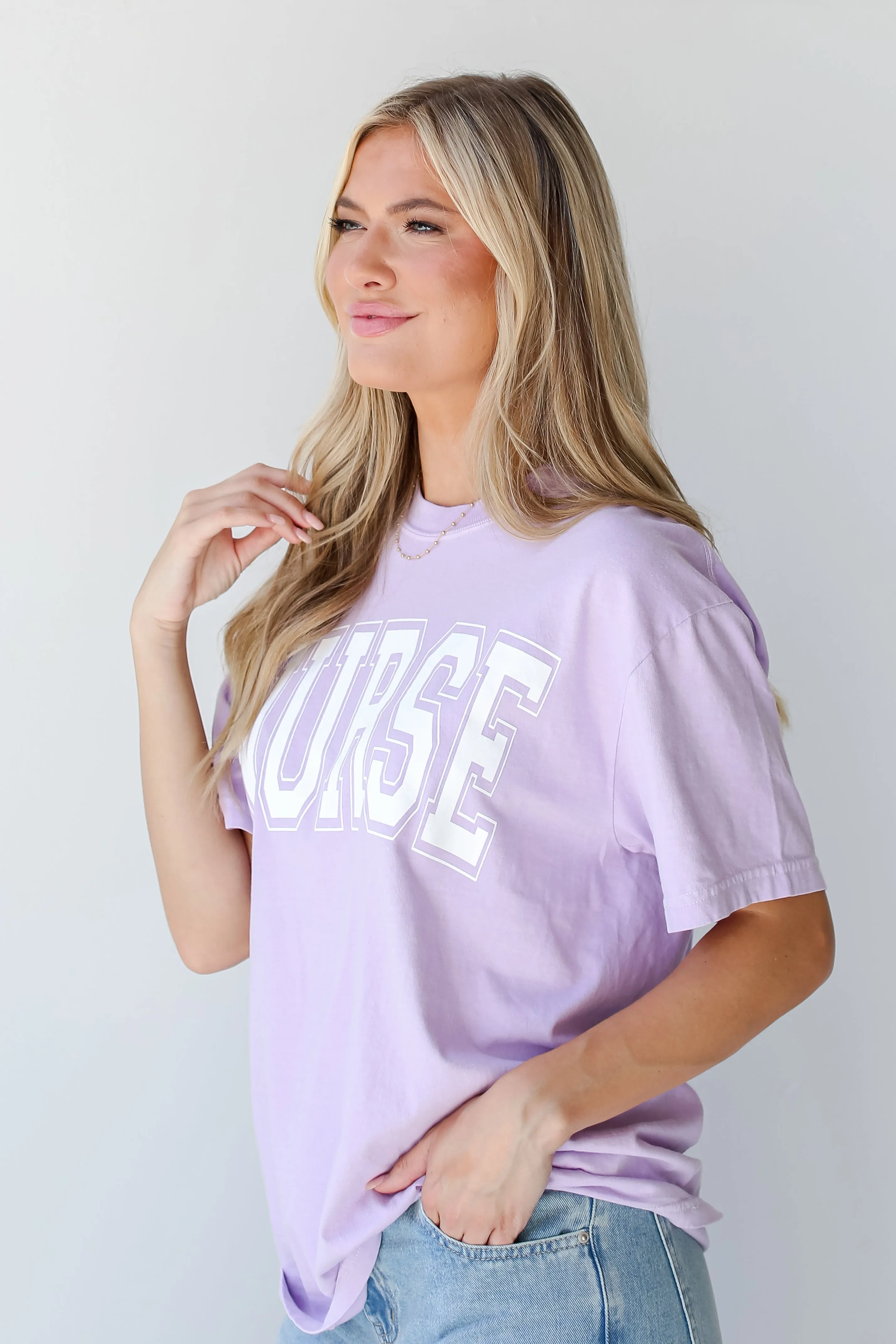 Lilac Nurse Tee