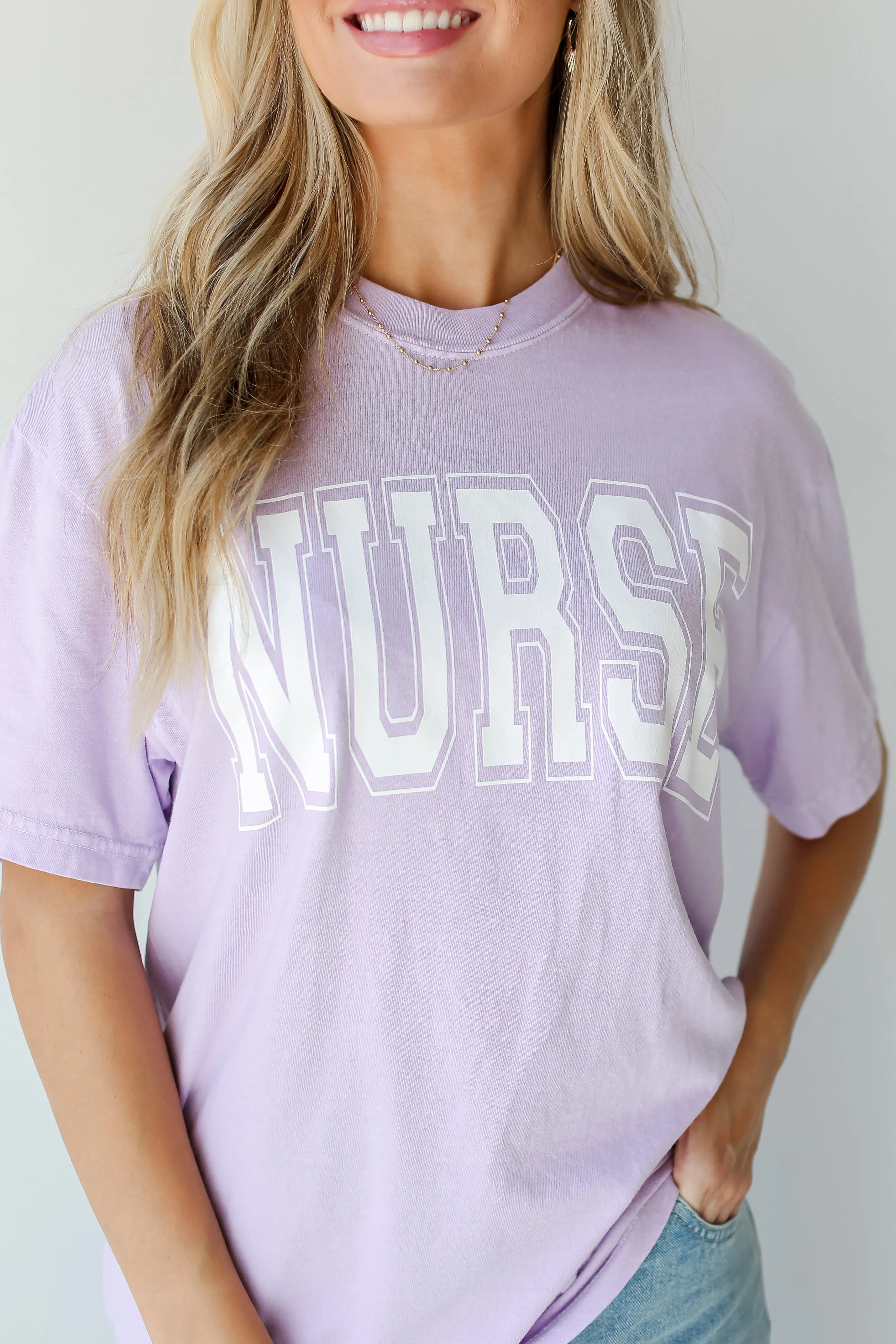 Lilac Nurse Tee