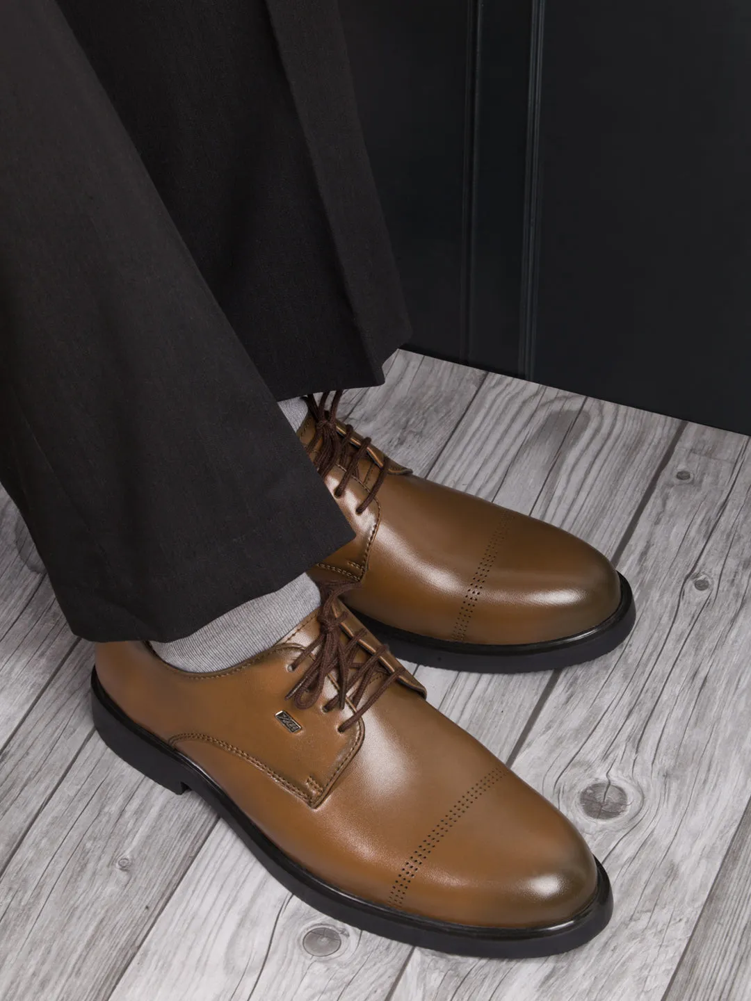 Men's Brown Formal Laceup Shoes (IX1092)