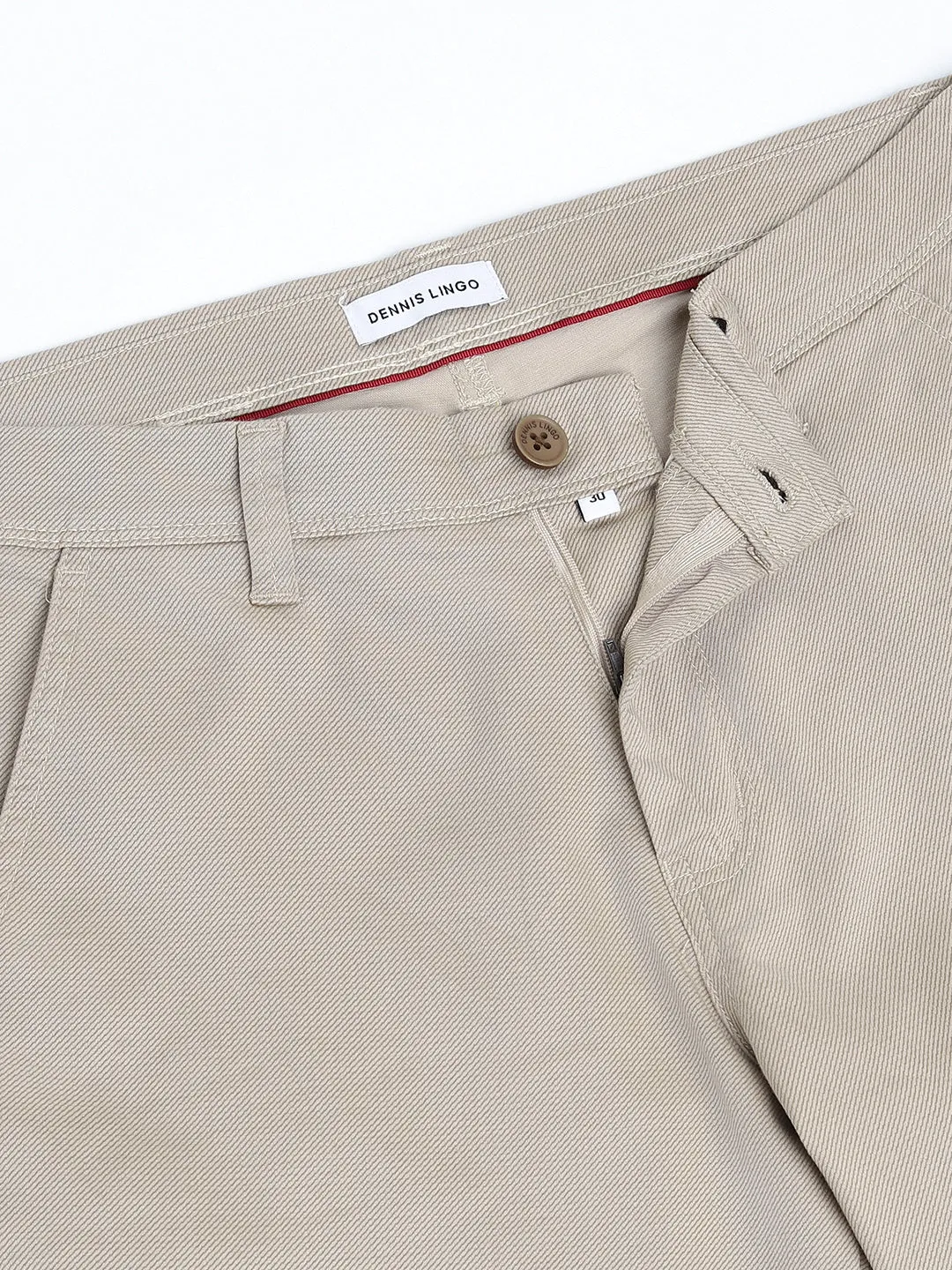 Men's Ecru Cotton Shorts