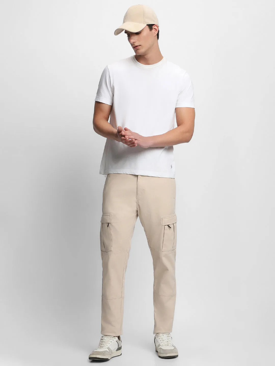 Men's Slim Fit Wrinkle Free Cargos