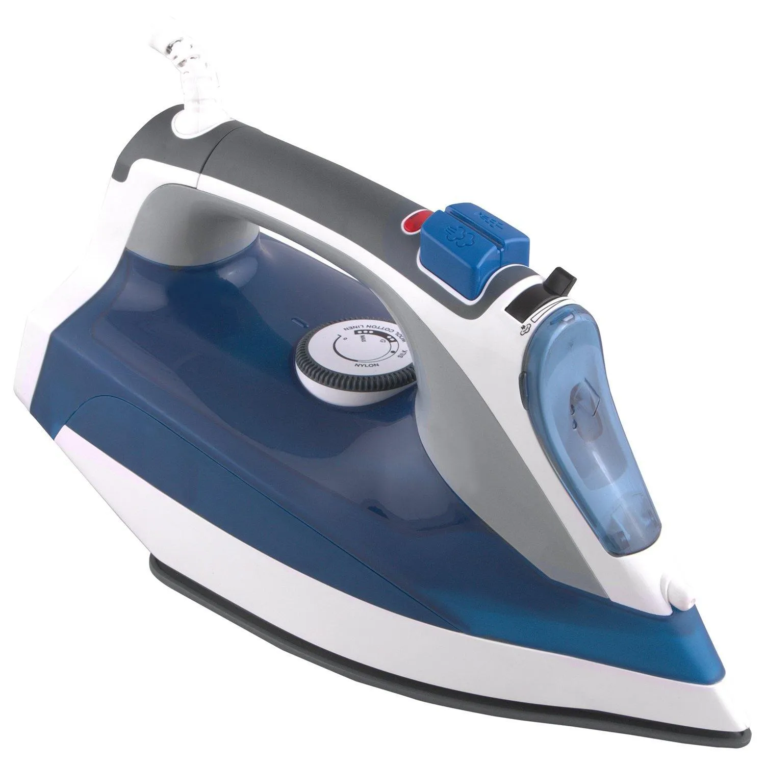 Morphy Richards Super Glide 2000-Watt Steam Iron (White/Blue)