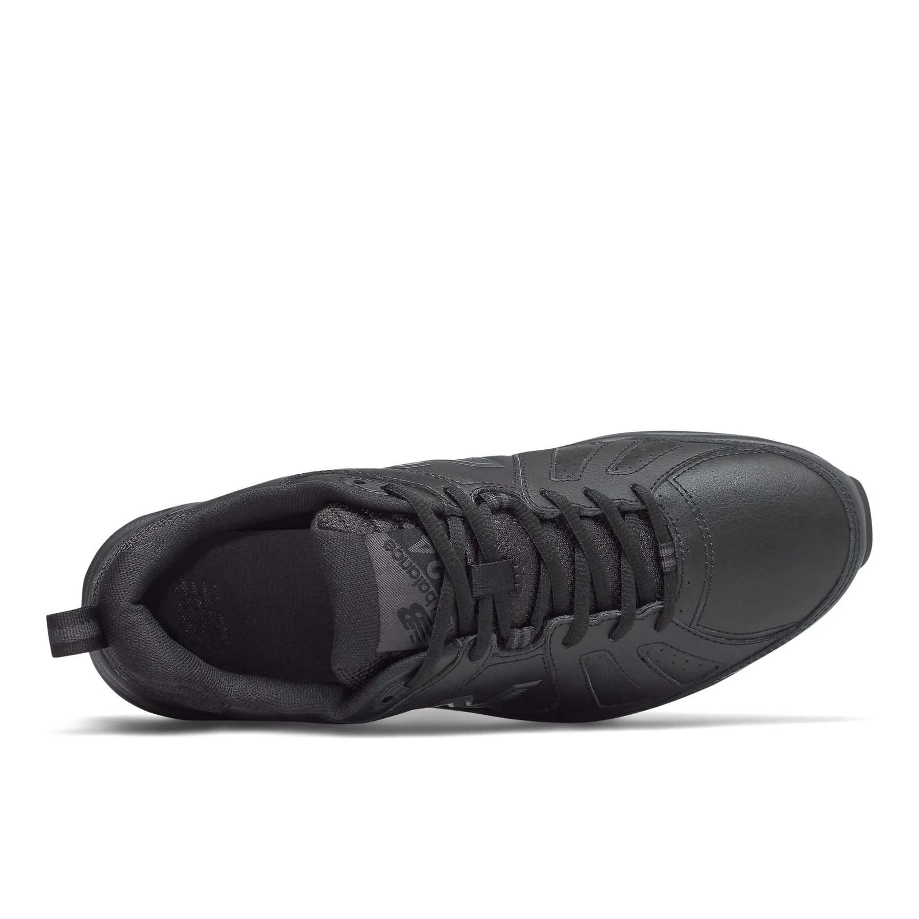 New Balance Mens Extra Extra Wide Fit (6E) Leather Sneakers (624) in All Black