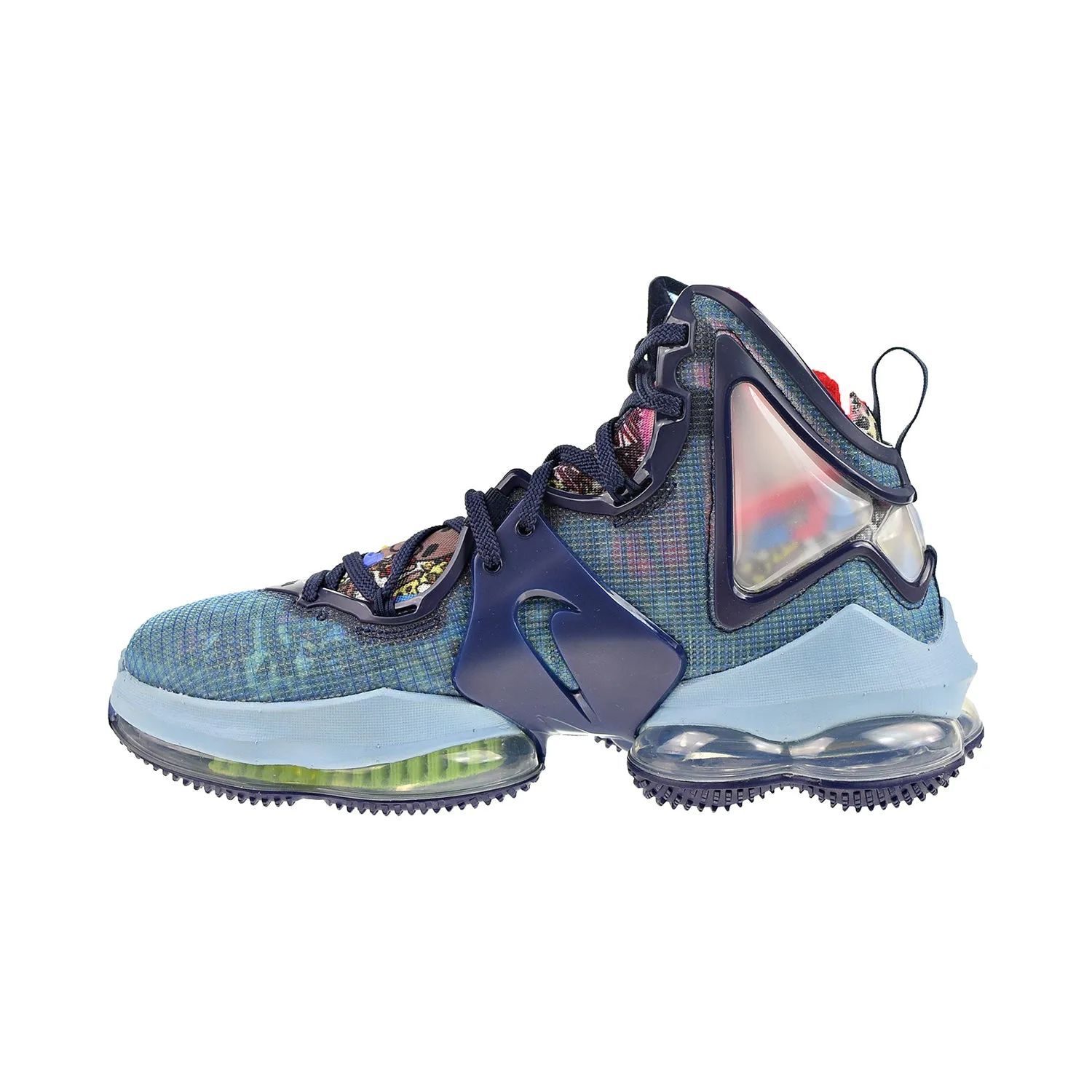 Nike LeBron 19 XIX "Fast Food" Men's Shoes Blue/Medium Blue/Red