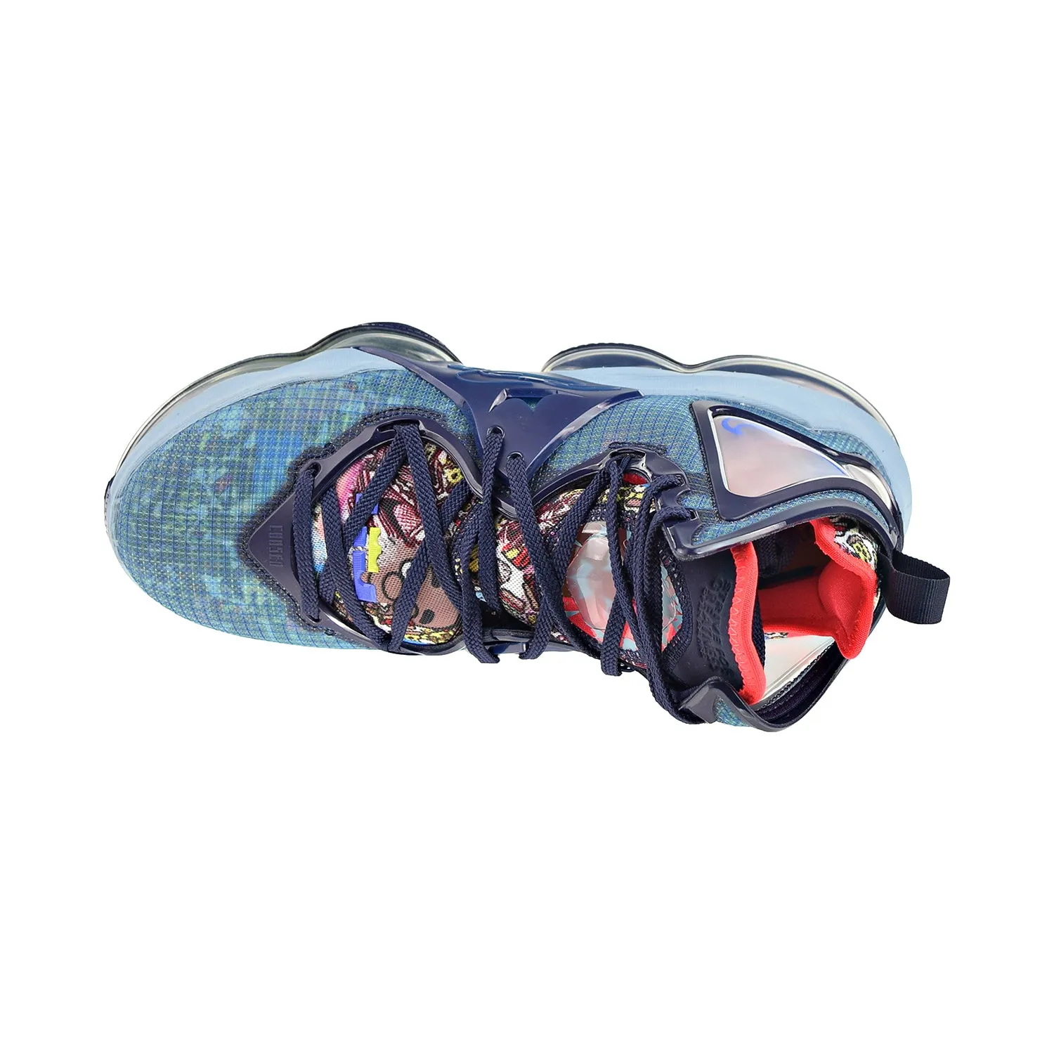 Nike LeBron 19 XIX "Fast Food" Men's Shoes Blue/Medium Blue/Red