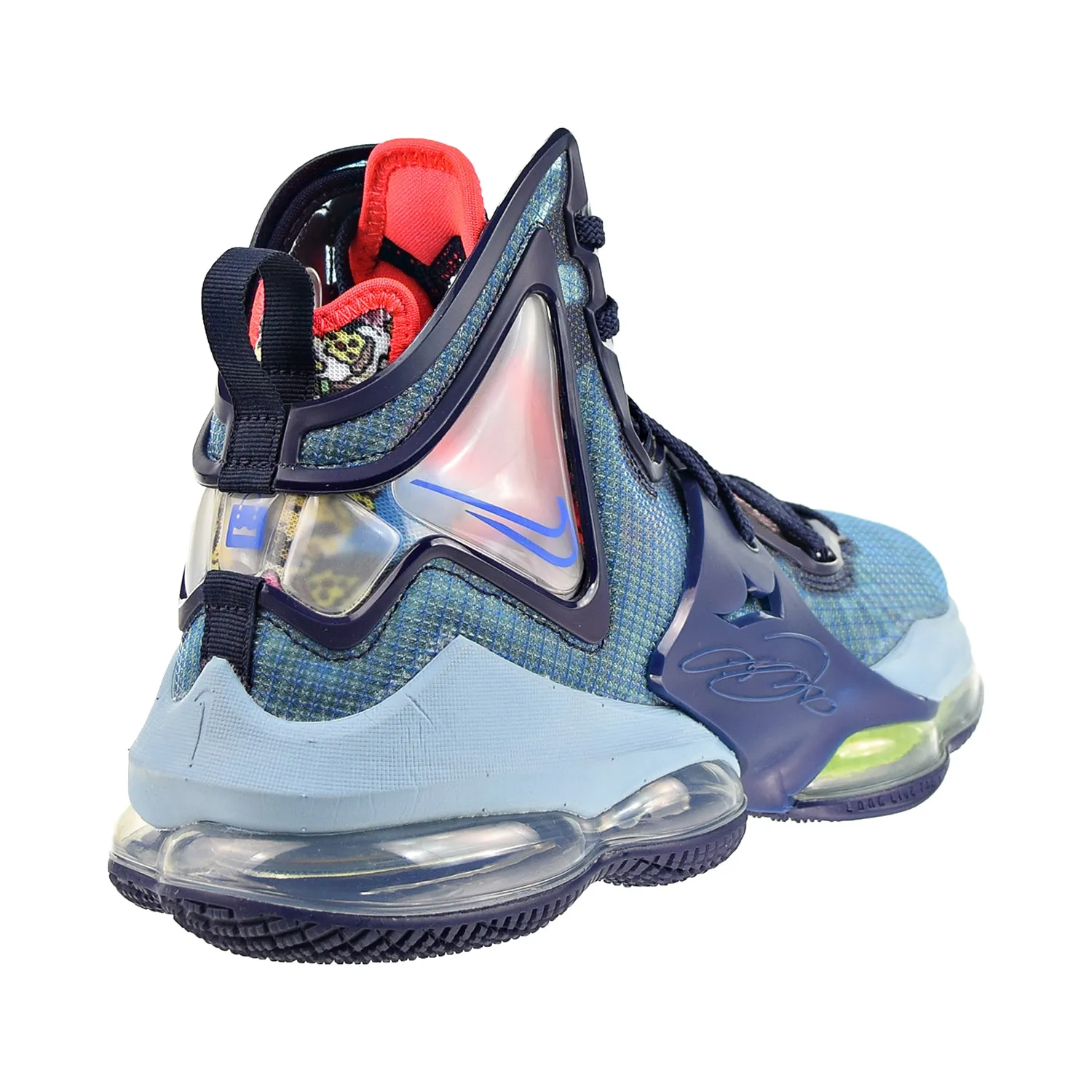 Nike LeBron 19 XIX "Fast Food" Men's Shoes Blue/Medium Blue/Red