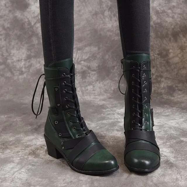 Old fashioned Steampunk boots
