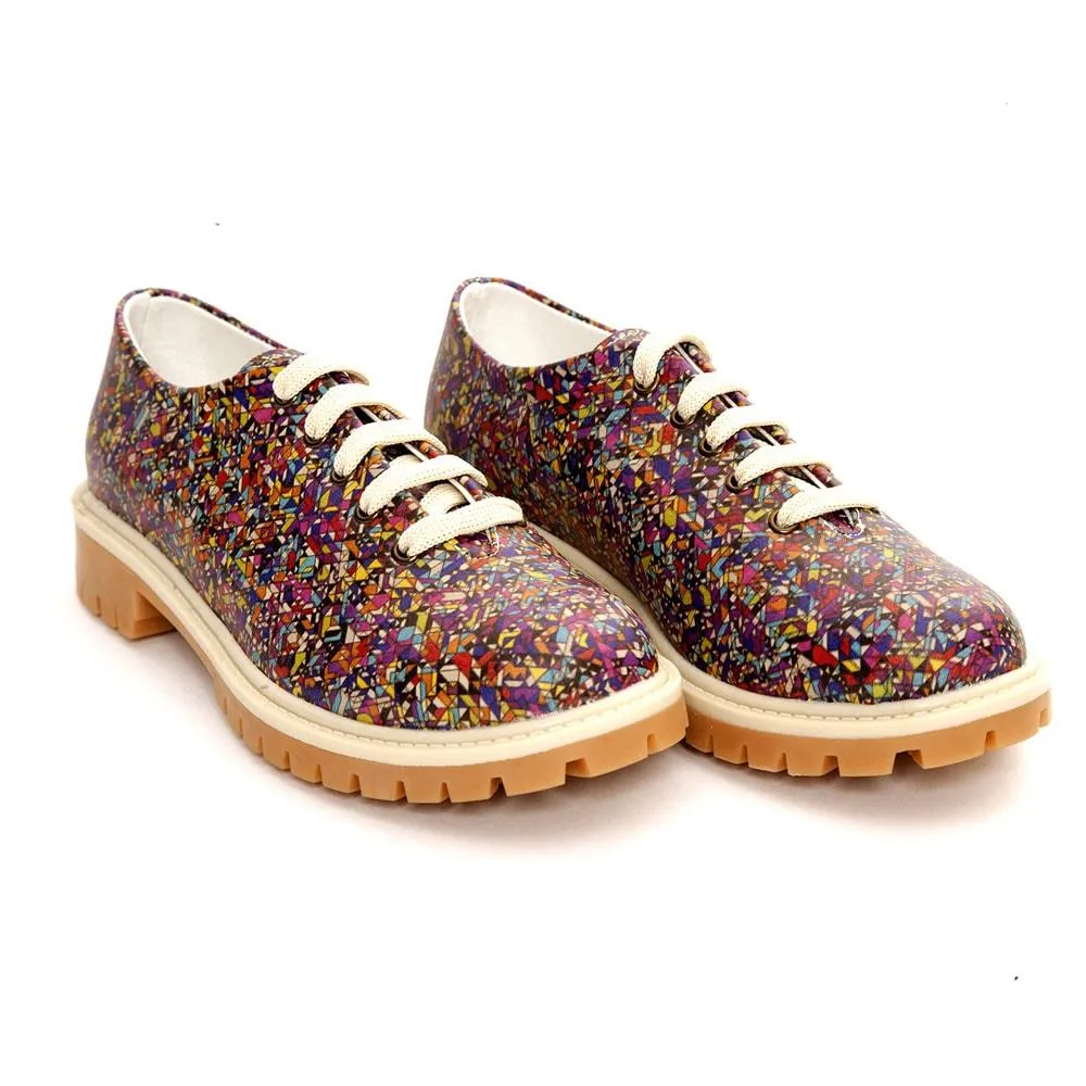 Pattern Oxford Shoes TMK6511