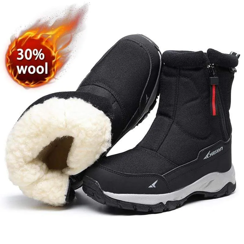 Plush Warm Snow Sneaker Boots