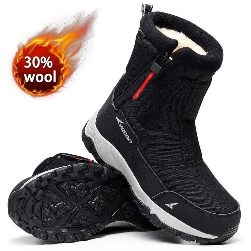 Plush Warm Snow Sneaker Boots