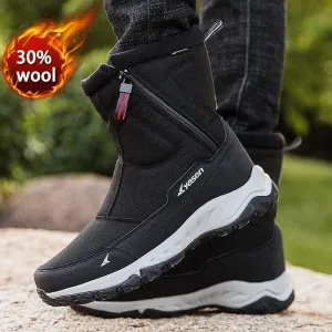 Plush Warm Snow Sneaker Boots