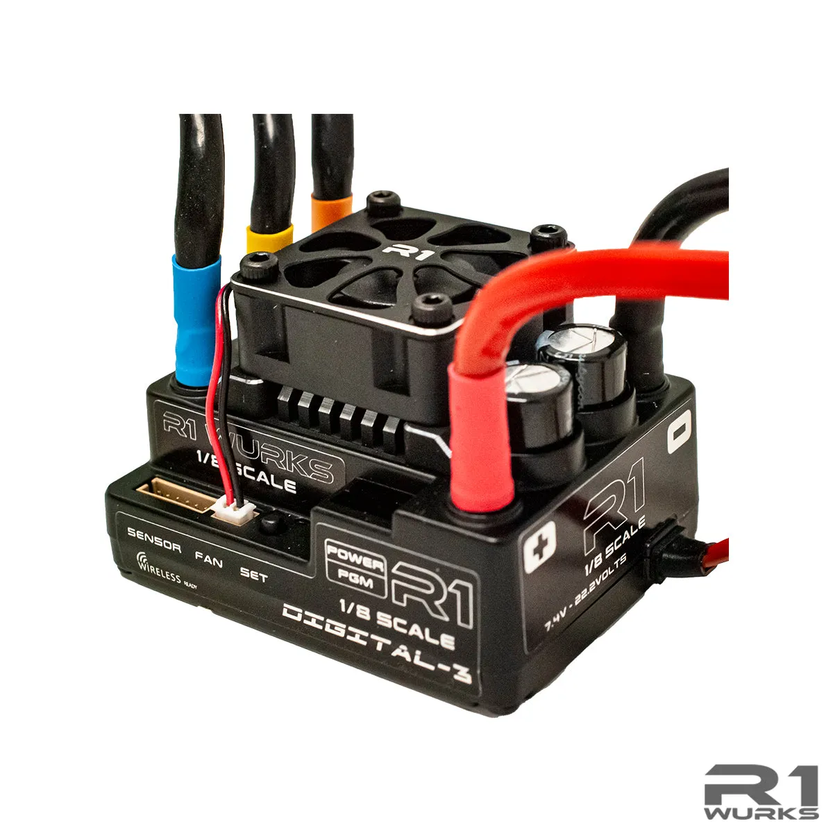 R1WURKS Digital 3 1/8 Scale ESC