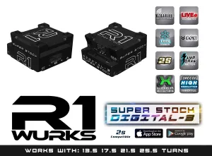 R1WURKS "Super Stock" 2S Digital 3 ESC 040013 Now Shipping!!