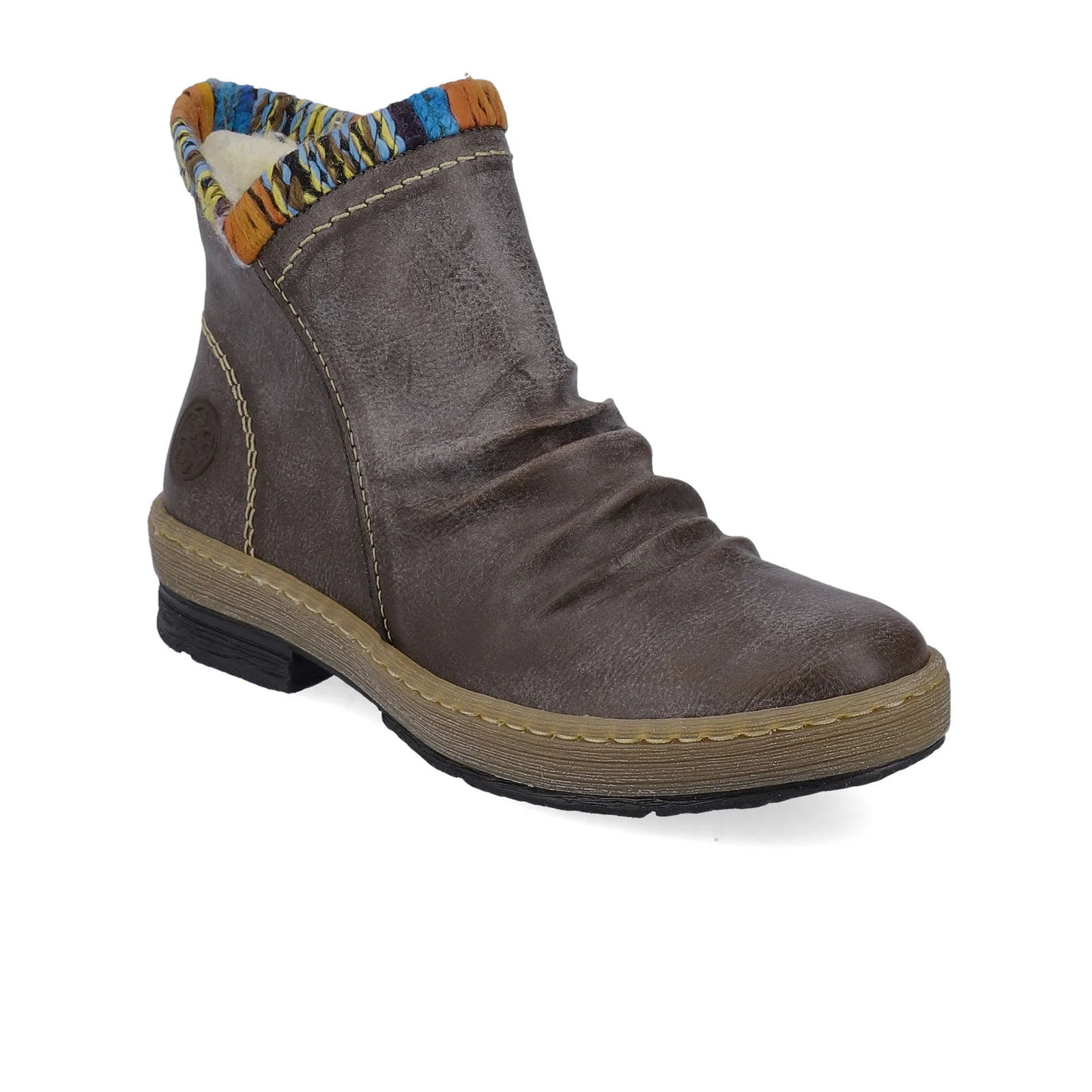 Rieker Felicitas Z6755-45 Ankle Boot (Women) - Gray/Multi