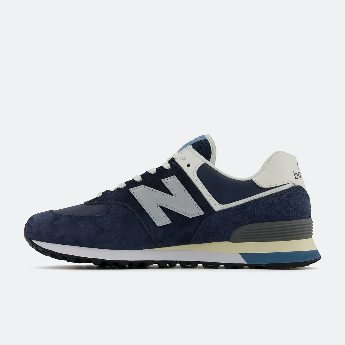 Scarpe Uomo NEW BALANCE Sneakers 574 in Mesh e Suede colore Navy