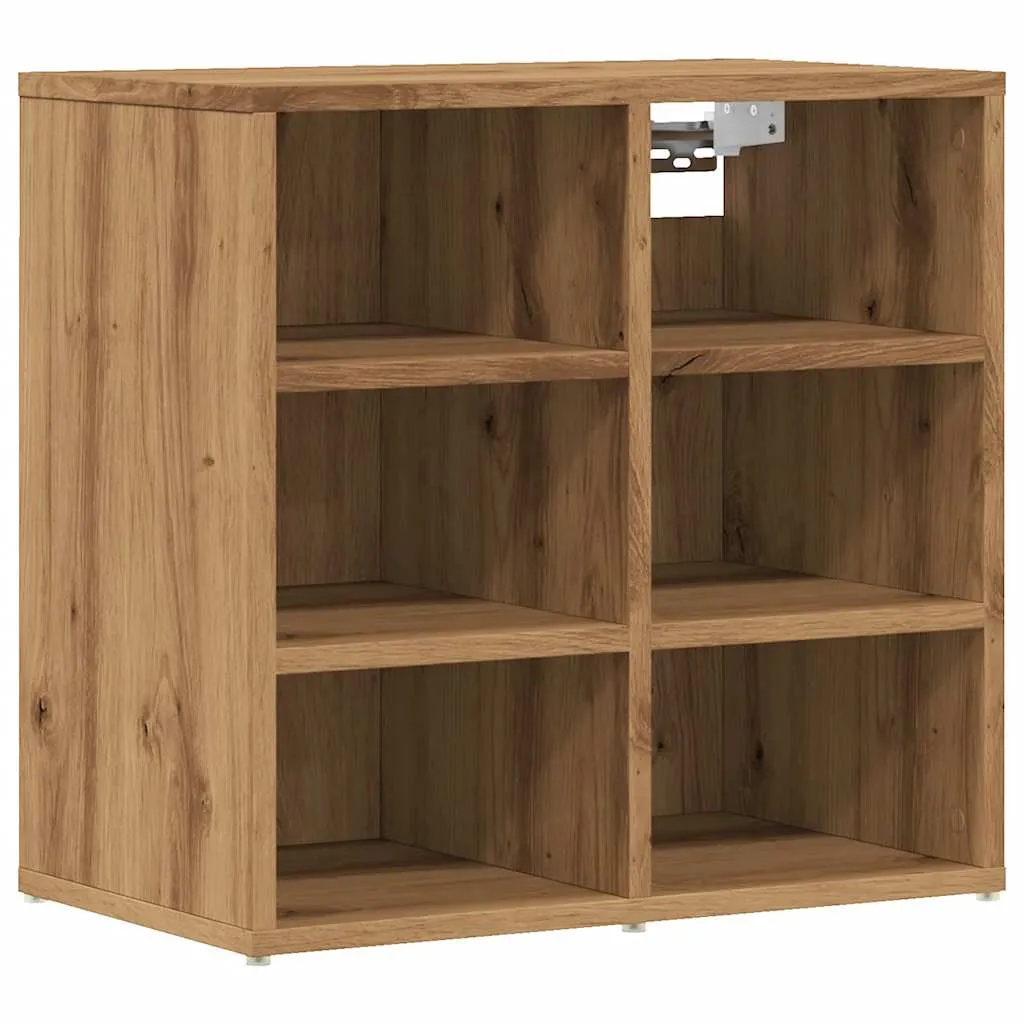 Shoe Cabinet Artisan Oak 52x30x50 cm