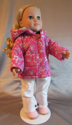Ski Coat w Snow Pants 18 inch Doll