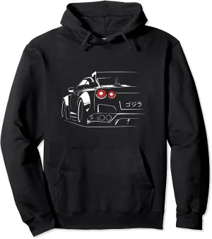 Skyline 35 JDM Tuning Racecar Car Boost Turbo Mechanic gift Pullover Hoodie