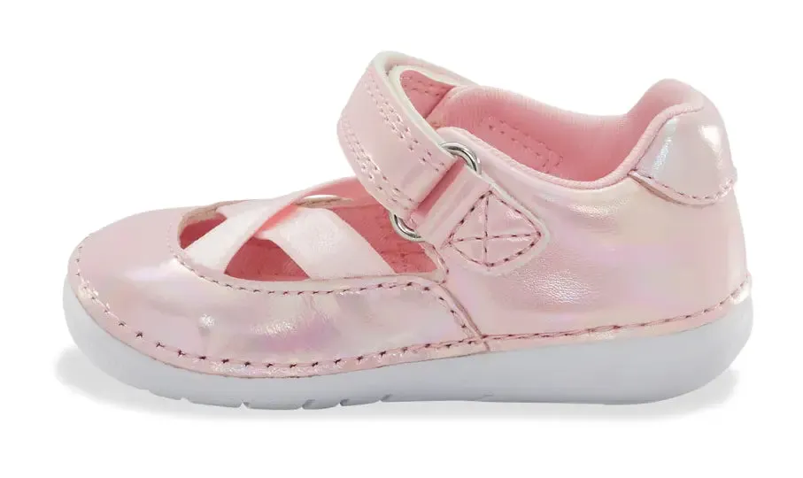 Stride Rite SM Theresa Mary Janes  Elegant, Supportive First Walking Shoes for Infants