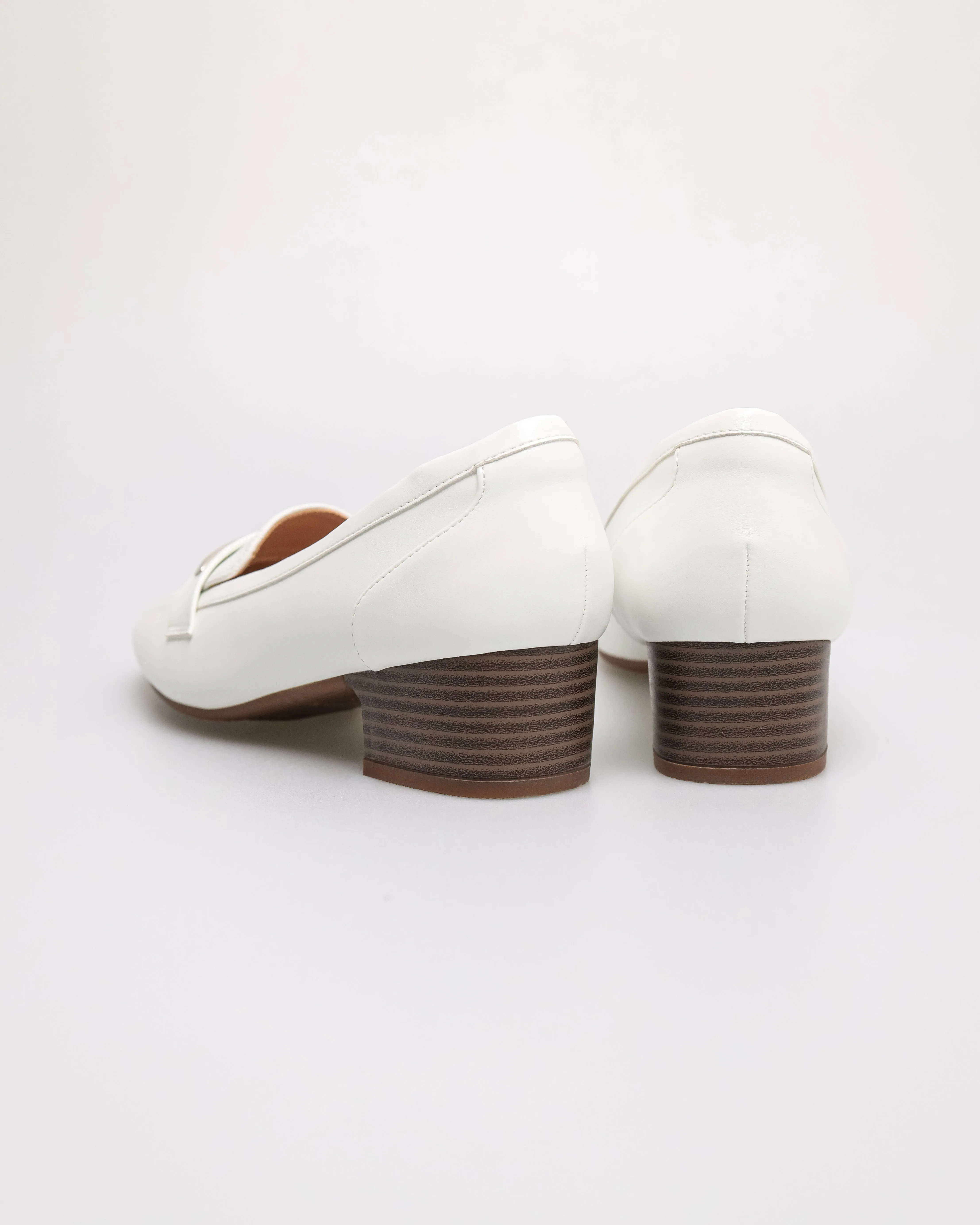 Tomaz NN368 Ladies Wavy Silvery Charm Loafers