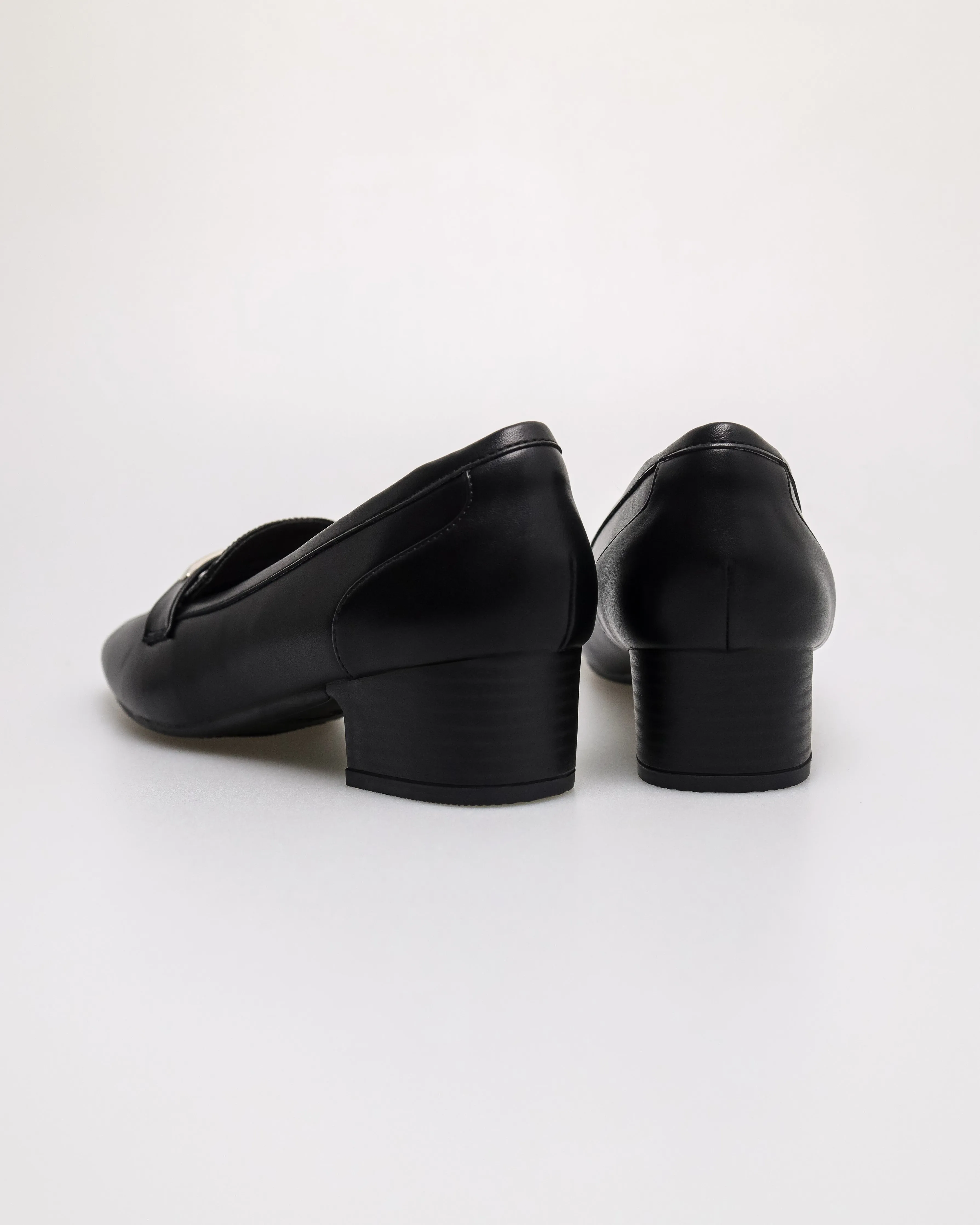 Tomaz NN368 Ladies Wavy Silvery Charm Loafers