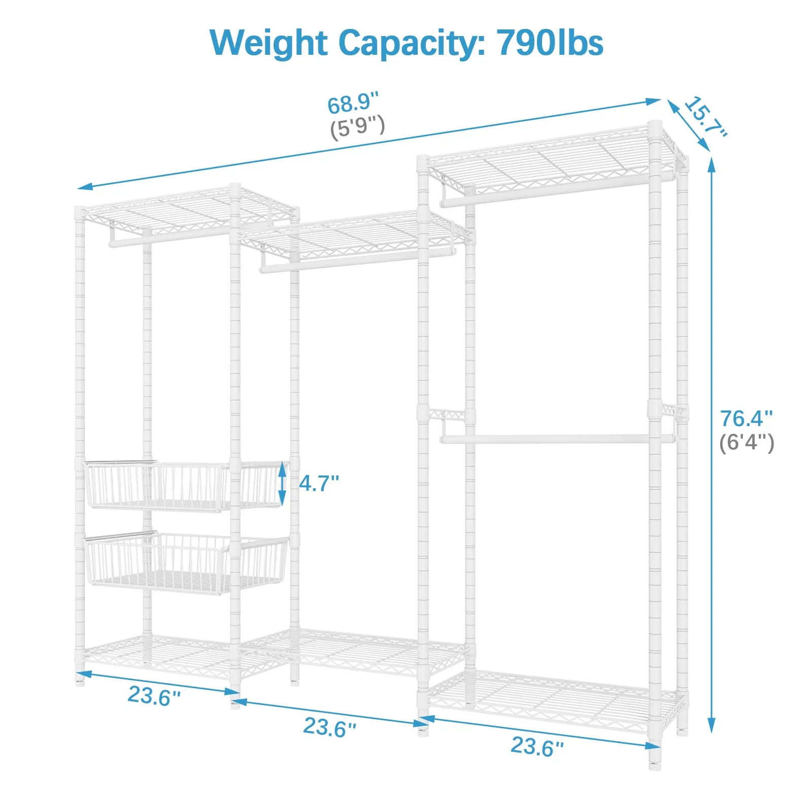 VIPEK V10 Garment Rack