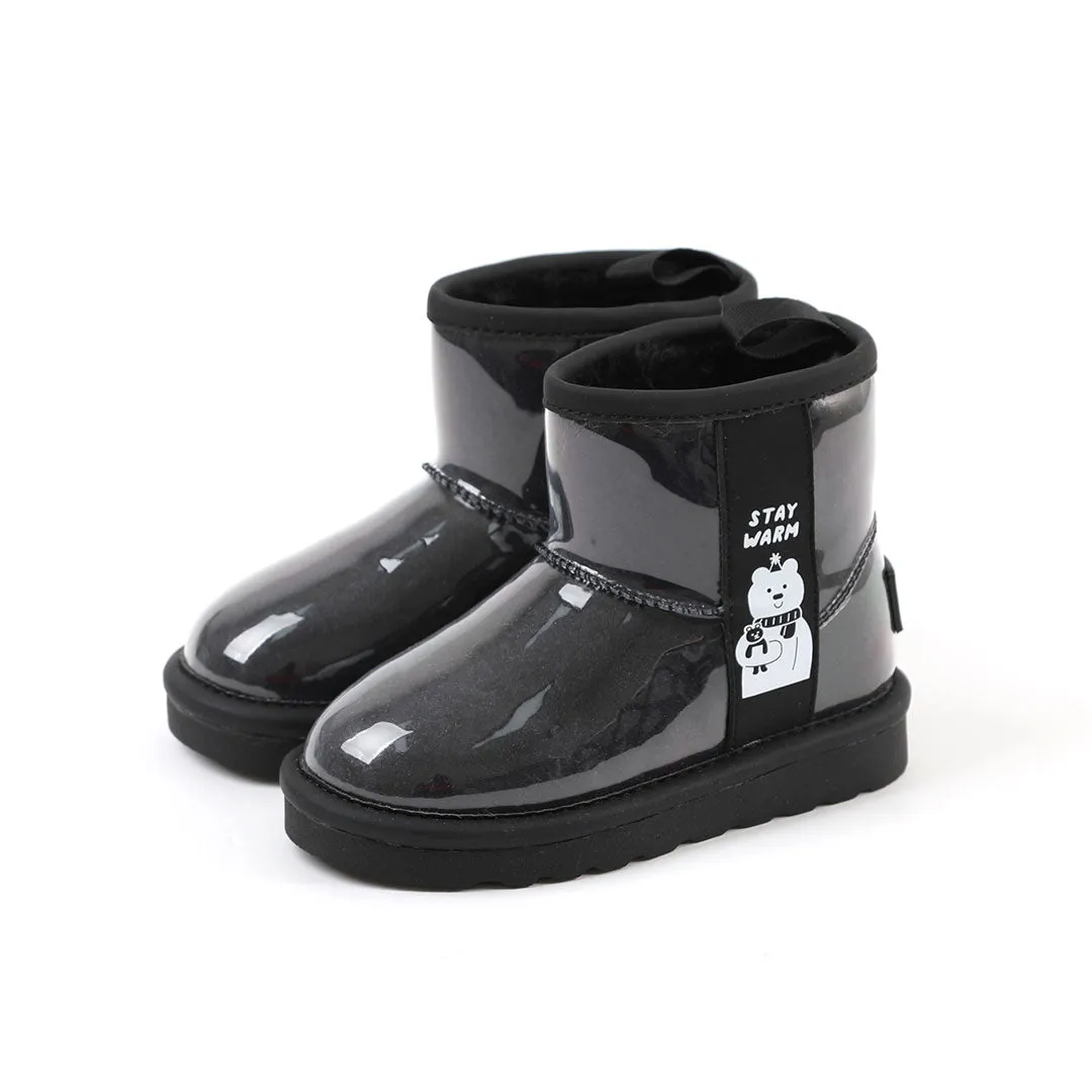 'Warm Honey Bear' Fur Boots