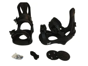WSD Snowboard bindings Men's Standard Black Size Large fit 9-14 US Boots 2019 New
